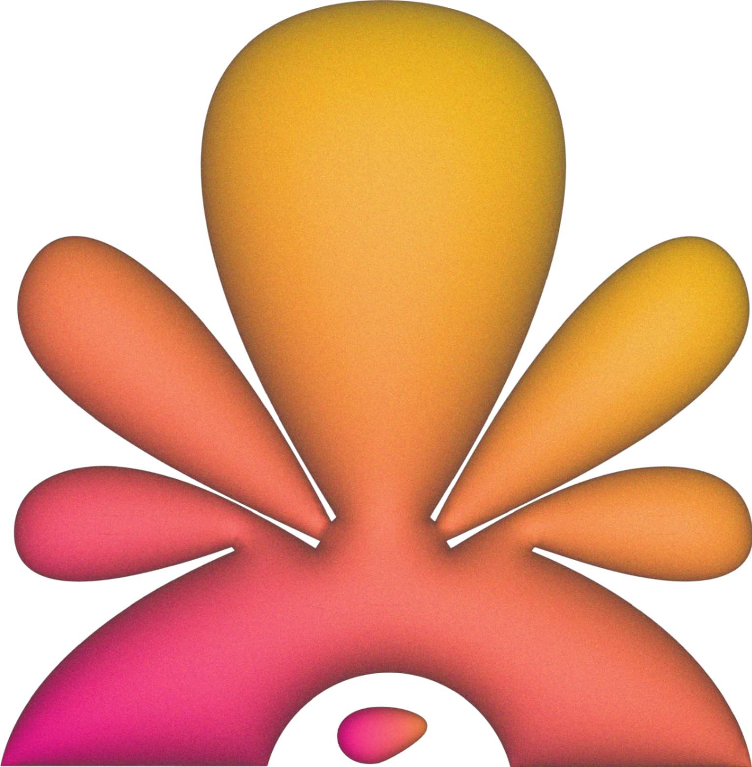 Golden decorative afriCANNES brand shape